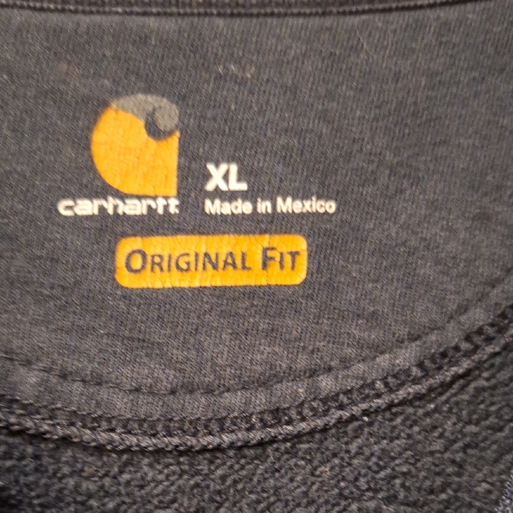 Carhartt Men's Zip-Up Sweater Dark Blue